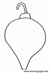 Coloring Christmas Bulb Light Pages Printable Bulbs Info sketch template
