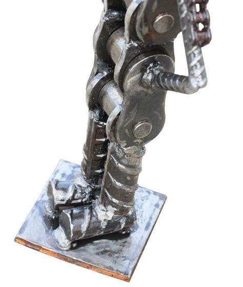 buy hand crafted custom  welded chain art metal sculpture