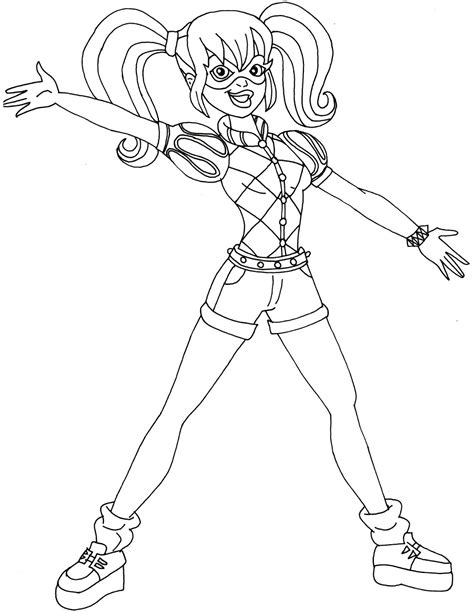 harley quinn printable coloring pages printable templates