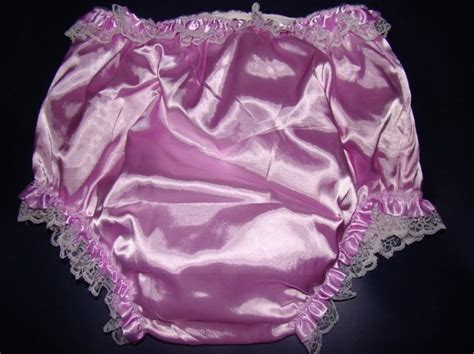 buy adult sissy satin frilly incontinence diaper cover
