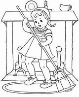 Sweeping Coloriage Sheets Broderie Enfant sketch template