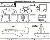 Transportation Worksheet Worksheets Means Air Land Coloring Kindergarten Preschool Water Printable Worksheetfun Pages Tracing Transport Vehicle Types Modes Pdf Clipart sketch template