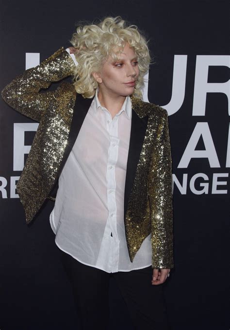 lady gaga braless in see through blouse taxi driver movie