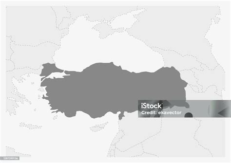 karta oever europa med markerad turkiet karta vektorgrafik och fler