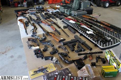 armslist for sale huge gun sale private collection