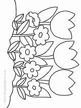 Coloriage Fleur Maternelle Row Tulip Ausmalbilder Indulgy Fiori Imprimer Karla Getcolorings Disegnati Blume Libri Tulips Vorlage Adults Pagine источник Kaynak sketch template