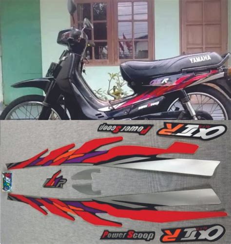 Jual Striping Alfa Merah Tahun 1994 Stiker Lis Standar Ori Yamaha Di