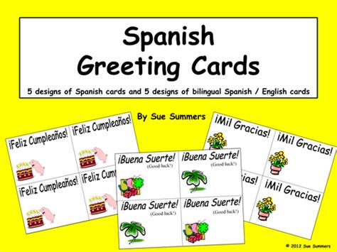 spanish greeting cards spanish  english bilingual greeting cards
