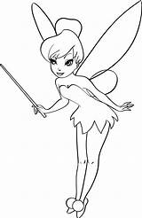 Tinkerbell Coloring Pages Print Printable Color Bell Tinker Kids Disney sketch template