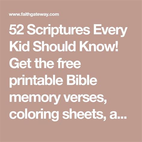 bible memory verse printables faithgateway bible memory