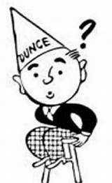 Dunce Clipart Clipground Cap sketch template