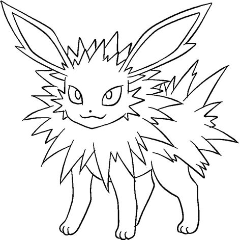 pokemon coloring pages eevee evolutions   brilliant photo