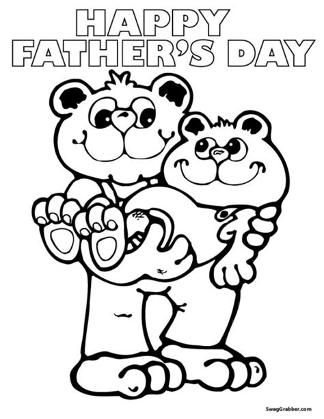 printable fathers day coloring pages  kids swaggrabber