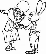 Zootopia Bellwether Wecoloringpage Sheep Clipartmag sketch template