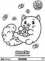 Coloring Pops Pikmi Pages Cat Printable Season sketch template