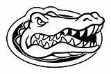 Gators Florida Logo Football Silhouette Vector Gator Svg Transparent Clipart Alligator  Coloring Clip University Logos Cricut State Freebie Decal sketch template