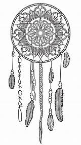 Dreamcatcher Dream Coloring Catcher Pages Drawing Adults Mandala Adult Line Zentangle App Printable Getdrawings Uploaded User Choose Board Painting sketch template