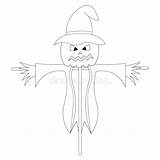 Scarecrow Grimace Rags sketch template