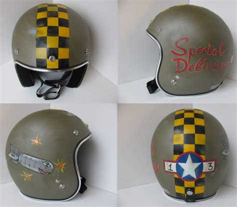 distressed helmets   school helmets