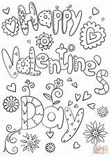 Coloring Pages Happy Valentines Valentine Printable Kids Cards Sheets Adults Color Print Colouring Printables Crafts Satanic St Paper Freinds Cartoon sketch template