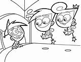 Coloring Pages Fairly Oddparents Odd Timmy Turner Getdrawings sketch template