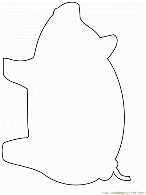 bird cutouts printable  printable coloring page pig cartoons