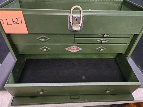 Vintage S K Tools Sherman Klove 20 5 Drawer Machinist Toolbox Chest