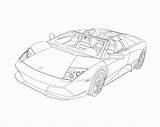 Lamborghini Lambo Reventon Scribblefun sketch template