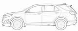 Coloring Chevrolet Equinox Pages Chevy Fun Family Blazer These sketch template