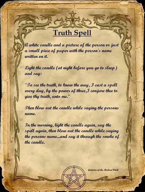 crone cronicles truth spell