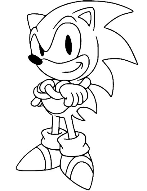 sonic coloring page  printable coloring pages