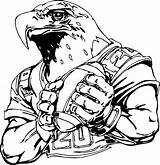Coloring Eagles Football Pages Philadelphia Eagle College Mascots Logo Florida Player Gators Patriots Mascot Nfl Printable Color Players Drawings Sports sketch template