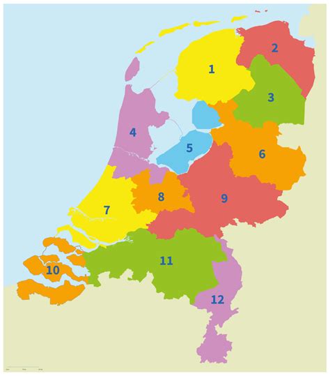 topografie groep  nederland de provincies provincies de provincies van nederland