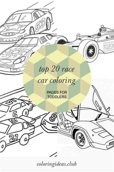 top  race car coloring pages  toddlers race car coloring pages