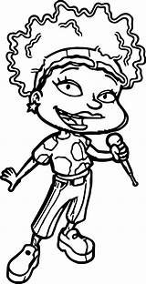 Grown Coloring Susie Rugrats Wecoloringpage Pages sketch template