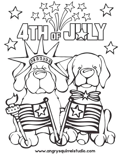 fourth  july coloring pages  printable