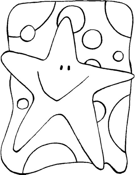 star coloring pages simple smiling star