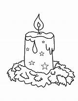 Candle Pages Coloring Three Color Place sketch template