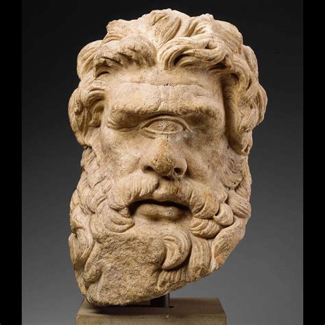 Head Of Polyphemus Man Eating Cyclops Whom Odysseus