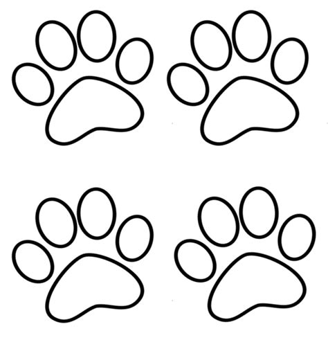color  find  paw prints simple activities   toddlers