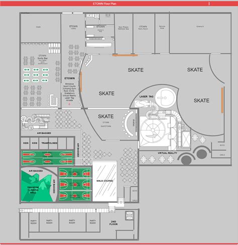 etown mall floor plan edrawmax template