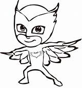 Owlette Amaya Pjmasks Paracolorear Dibujalandia sketch template