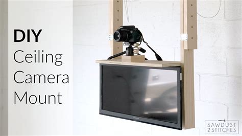 ceiling camera mount tutorial youtube