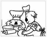 Chef Hat Coloring sketch template