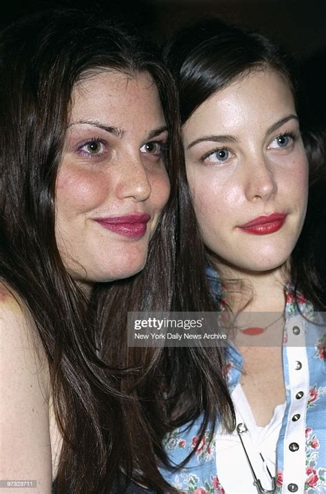 Mia Tyler And Liv Tyler Get Together At A Benefit And Auction For