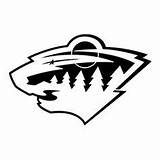 Nhl Hockey Stencils Freestencilgallery Timberwolves Coyotes sketch template
