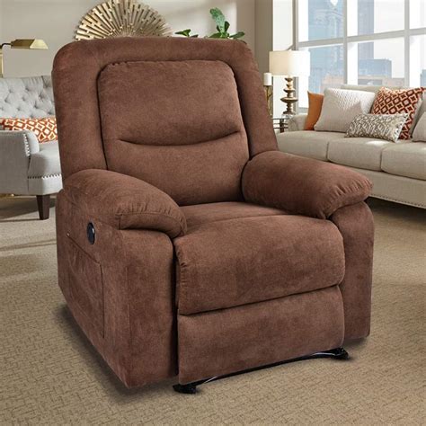 charge usb and heat massage with chair recliner power