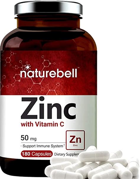amazoncom zinc mg zinc supplement  vitamin   capsules  zinc vitamin