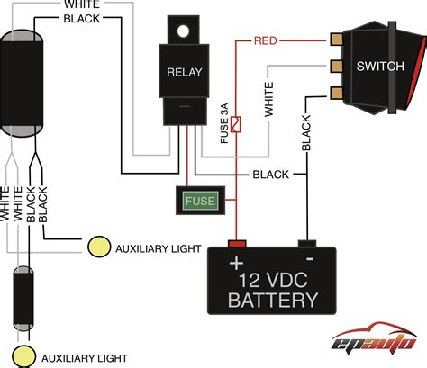 led light bar wiring diagram relay