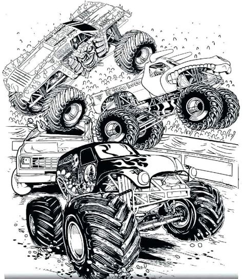 printable truck coloring pages  coloring sheets monster truck
